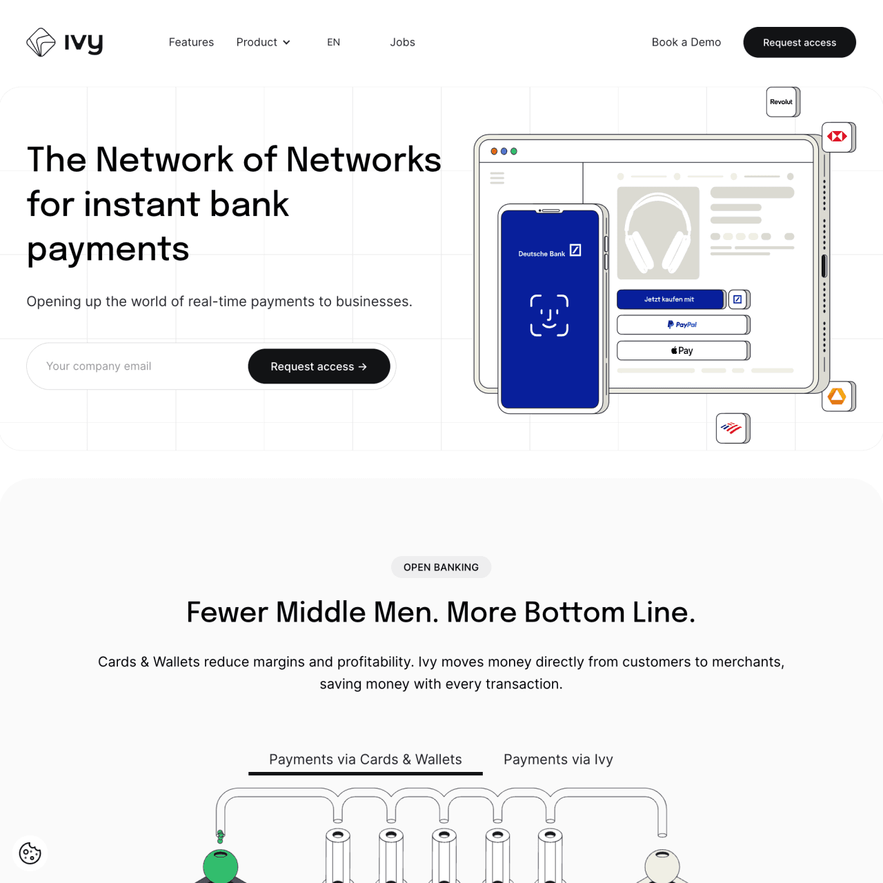 a screenshot of the Ivy website